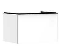 hansgrohe Xelu Q meuble sous-vasque 54054670 780x485x550mm, avec tiroir, blanc brillant, noir mat