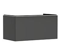 hansgrohe Xelu Q meuble sous-vasque 54059700 980x485x550mm, avec tiroir, gris diamant mat, blanc mat