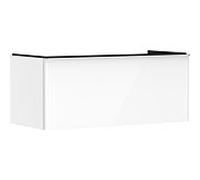 hansgrohe Xelu Q meuble sous-vasque 54062000 1180x485x550mm, tiroir, blanc brillant, chromé