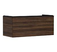 hansgrohe Xelu Q meuble sous-vasque 54065670 1180x485x550mm, tiroir, noyer foncé, noir mat