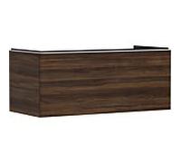 hansgrohe Xelu Q meuble sous-vasque 54065700 1180x485x550mm, tiroir, noyer foncé, blanc mat