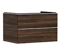 hansgrohe Xelu Q meuble sous-vasque 54077700 780x485x550mm, 2 tiroirs, noyer foncé, blanc mat