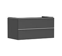 hansgrohe Xelu Q meuble sous-vasque 54079700 980x485x550mm, 2 tiroirs, gris diamant mat, blanc mat