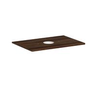 Hansgrohe Console Xelu Q 54113630 78×55 cm découpe ronde pour vasque à poser noyer foncé