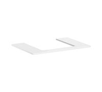 Hansgrohe Console Xelu Q 54094050 780 x 550 mm découpe 500 x 480 mm blanc brillant