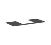 Hansgrohe Console Xelu Q avec découpe centrale 1180×500×480 pour vasque à poser Gris diamant mat