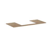 Hansgrohe Console Xelu Q - découpe centrale 1180×550 mm pour vasque à poser 600×480 mm Chêne Nature