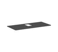 Hansgrohe Console Xelu Q 118x55 cm découpe centrale pour vasque trou robinet Gris diamant mat