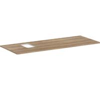 Hansgrohe Xelu Q plan de travail suspendu 136x55 cm Chêne 54123230