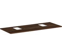 Hansgrohe Xelu Q plan de travail suspendu 136x55 cm noyer 54125630