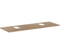 Hansgrohe Xelu Q plan de travail suspendu 156x55 cm Chêne 54126230
