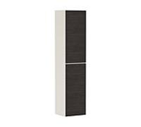 hansgrohe Xevolos E Armoire haute, charnière de porte à droite, 400x360x1760mm, 54222730, Couleur: Corps beige sable mat, façade chêne foncé