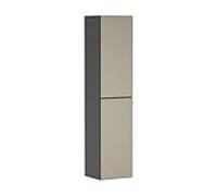 hansgrohe Xevolos E Armoire haute, charnière de porte à droite, 400x360x1760mm, 54223390, Couleur: corps gris ardoise mat, façade bronze structuré