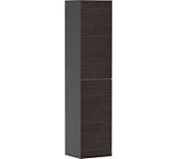 hansgrohe Xevolos E Armoire haute, charnière de porte à droite, 400x360x1760mm, 54223730, Couleur: Corps gris ardoise mat, façade chêne foncé