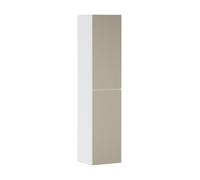 hansgrohe Xevolos E Armoire haute, charnière de porte à droite, 400x360x1760mm, 54221390, Couleur: corps blanc mat, façade bronze structuré