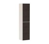 hansgrohe Xevolos E Armoire haute, charnière de porte à gauche, 400x360x1760mm, 54219730, Couleur: Corps beige sable mat, façade chêne foncé
