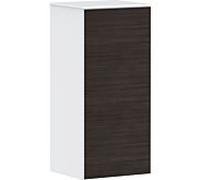 hansgrohe Xevolos E Armoire mi-haute, charnière de porte à droite, 400x360x890mm, 54215730, Couleur: corps blanc mat, façade chêne foncé