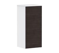 hansgrohe Xevolos E Armoire mi-haute, charnière de porte à droite, 400x360x890mm, 54215730, Couleur: corps blanc mat, façade chêne foncé