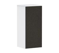 hansgrohe Xevolos E Armoire mi-haute, charnière de porte à gauche, 400x360x890mm, 54212660, Couleur: Corps blanc mat, façade textile gris foncé