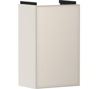 hansgrohe Xevolos E Armoire sous lavabo, 1 porte, charnières à droite, 340x245x555mm, pour lave-mains, 54170790, Couleur: Corps beige sable mat, façade beige sable métallisé