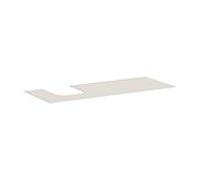 Plan de Toilette Hansgrohe Xevolos E 1 trou à gauche 1370x550mm Beige Sable Mat
