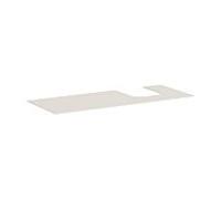 hansgrohe Xevolos E Console, 1 découpe à droite, 1370x550mm, pour vasque à poser, 54206780, Couleur: Beige sable mat