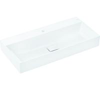 Hansgrohe Xevolos E lavabo à poser, sans trop-plein, poli, SmartClean, 1000x480mm, avec vidage, blanc, 6110, Exécution: 1 trou de robinet