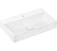 Hansgrohe Xevolos E lavabo à poser, sans trop-plein, poli, SmartClean, 800x480mm, avec vidage, blanc, 6109, Exécution: 1 trou de robinet