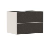 hansgrohe Xevolos E Meuble bas pour plan de toilette, 2 tiroirs, 54188660,