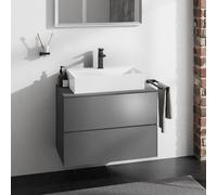 hansgrohe Xevolos E Meuble bas pour plan de toilette, 2 tiroirs, 54189770,