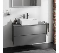 hansgrohe Xevolos E Meuble bas pour plan de toilette, 2 tiroirs, 54192770,