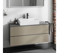 hansgrohe Xevolos E Meuble bas pour plan de toilette, 2 tiroirs, 54195390,