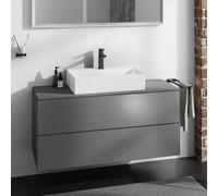 hansgrohe Xevolos E Meuble bas pour plan de toilette, 2 tiroirs, 54195770,
