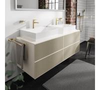 hansgrohe Xevolos E Meuble bas pour plan de toilette, 4 tiroirs, 54200390,