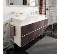 hansgrohe Xevolos E Meuble bas pour plan de toilette, 4 tiroirs, 54200730,