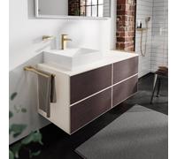 hansgrohe Xevolos E Meuble bas pour plan de toilette, 4 tiroirs, 54237730,