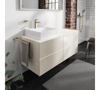 hansgrohe Xevolos E Meuble bas pour plan de toilette, 4 tiroirs, 54237790,
