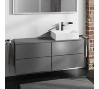 hansgrohe Xevolos E Meuble bas pour plan de toilette, 4 tiroirs, 54241770,