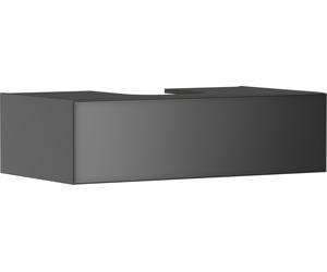 hansgrohe Xevolos E meuble sous lavabo, 1 tiroir, 1 découpe au centre, 980x550x275mm, pour console avec vasque à poser, 54315770, Couleur: corps gris ardoise mat, façade gris ardoise métallique