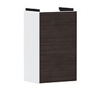 hansgrohe Xevolos E meuble sous-vasque 54166730 340x555x245mm, gauche, blanc mat, chêne foncé