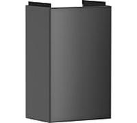 hansgrohe Xevolos E Armoire sous lavabo, 1 porte, charnières à gauche, 340x245x555mm, pour lave-mains, 54168770, Couleur: corps gris ardoise mat, façade gris ardoise métallique