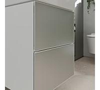 hansgrohe Xevolos E meuble sous-vasque 54172320 480x555x475mm, pour lave-mains , 2 tiroirs, blanc mat, blanc métallique