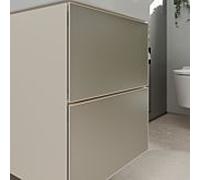 hansgrohe Xevolos E meuble sous-vasque 54173790 480x555x475mm, pour lave-mains , 2 tiroirs, beige sable mat, beige sable métallisé