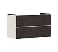 hansgrohe Xevolos E meuble sous-vasque 54182730 980x555x475mm, 2 tiroirs, beige sable mat, chêne foncé