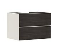 hansgrohe Xevolos E meuble sous-vasque 54188730 780x555x550mm, 2 tiroirs, beige sable mat, chêne foncé