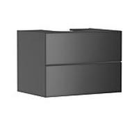 hansgrohe Xevolos E meuble sous-vasque 54189770 780x555x550mm, 2 tiroirs, gris ardoise mat, gris ardoise métallisé