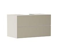 hansgrohe Xevolos E meuble sous-vasque 54191390 980x555x550mm, 2 tiroirs, beige sable mat, structure bronze