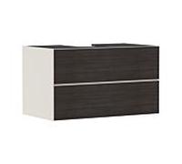 hansgrohe Xevolos E meuble sous-vasque 54191730 980x555x550mm, 2 tiroirs, beige sable mat, chêne foncé