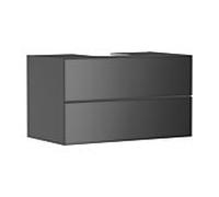 hansgrohe Xevolos E meuble sous-vasque 54192770 980x555x550mm, 2 tiroirs, gris ardoise mat, gris ardoise métallisé