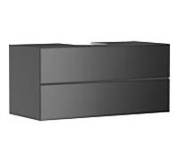 hansgrohe Xevolos E meuble sous-vasque 54195770 1180x555x550mm, 2 tiroirs, gris ardoise mat, gris ardoise métallisé